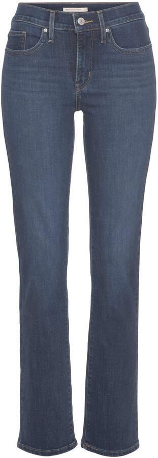 Levi's 300 Shaping straight fit jeans met stretch model '314' 'Water - Foto 9