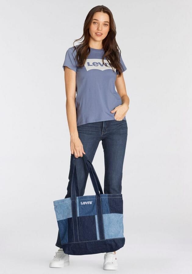 Levi's 300 Shaping straight fit jeans met stretch model '314' 'Water - Foto 7