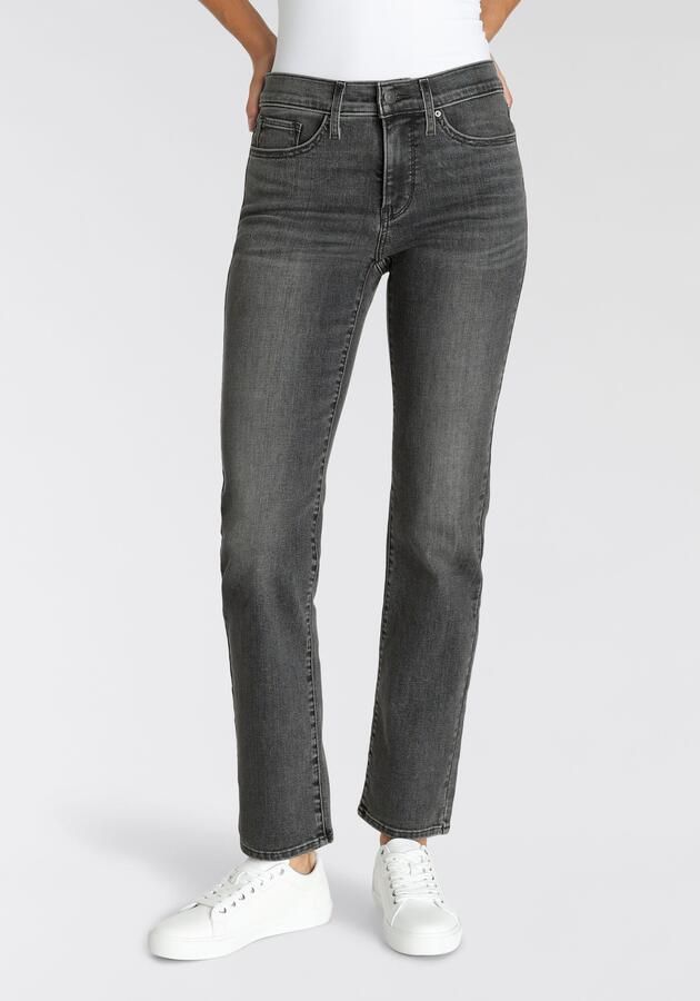 Levi's 300 Shaping straight fit jeans in 5-pocketmodel model '314' - Foto 9