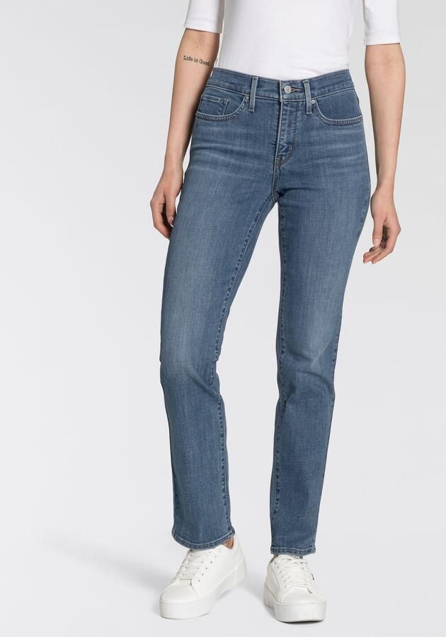 Levi's 300 Straight fit jeans met labelpatch model ''314™ SHAPING STRAIGHT'' - Foto 14
