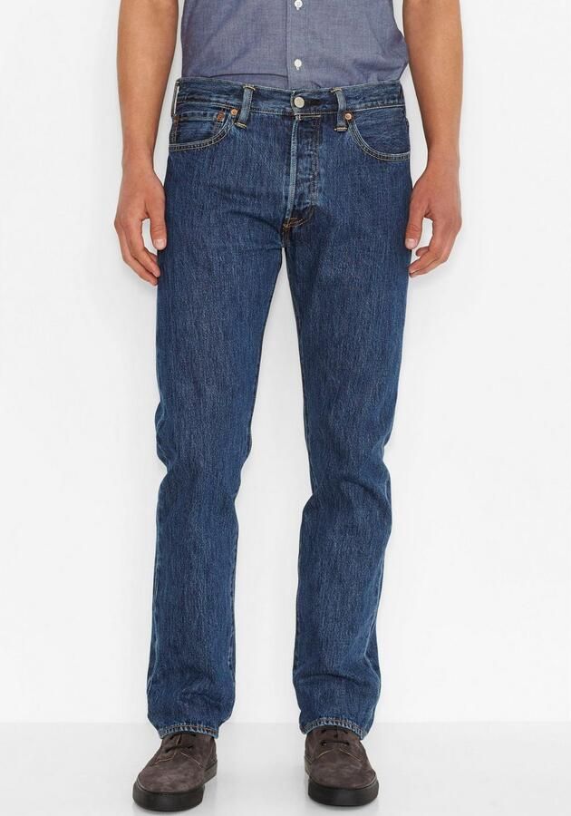 Levi's Originele 501 Heren Jeans Lente Zomer Collectie Blue Heren - Foto 3