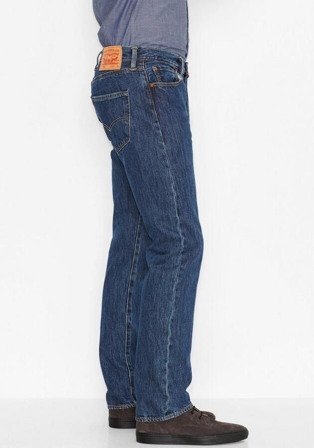Levi's Originele 501 Heren Jeans Lente Zomer Collectie Blue Heren - Foto 4