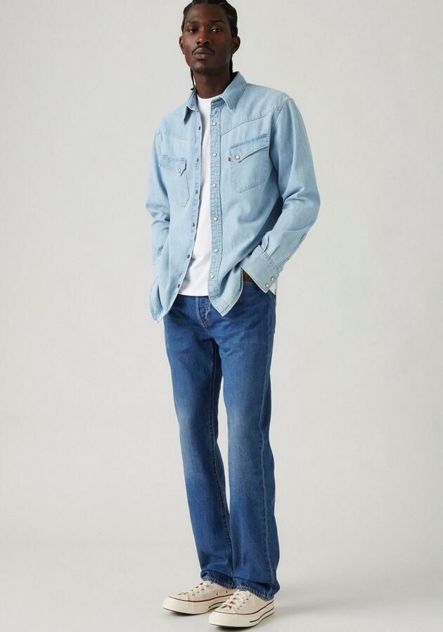 Levi's 501 straight leg jeans window pane - Foto 4