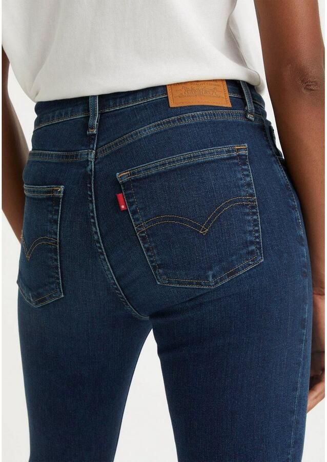 Levi's 724 high waist straight leg jeans dark blue denim - Foto 2