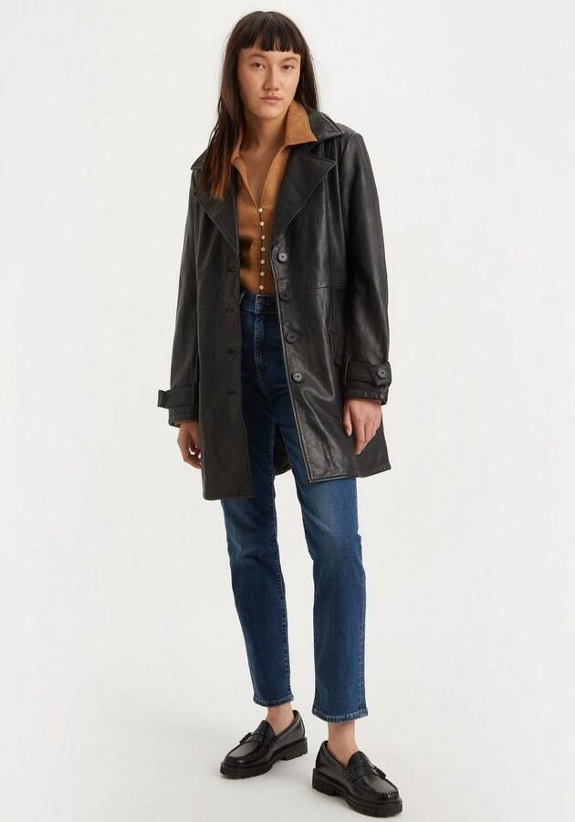 Levi's 724 high waist straight leg jeans dark blue denim - Foto 8