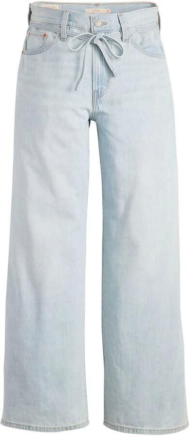 Levi's XL STRAIGHT high waist wide leg jeans light blue denim - Foto 4