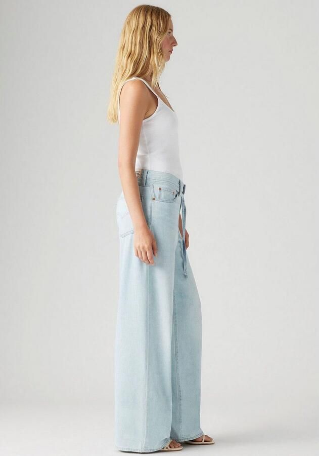 Levi's XL STRAIGHT high waist wide leg jeans light blue denim - Foto 1