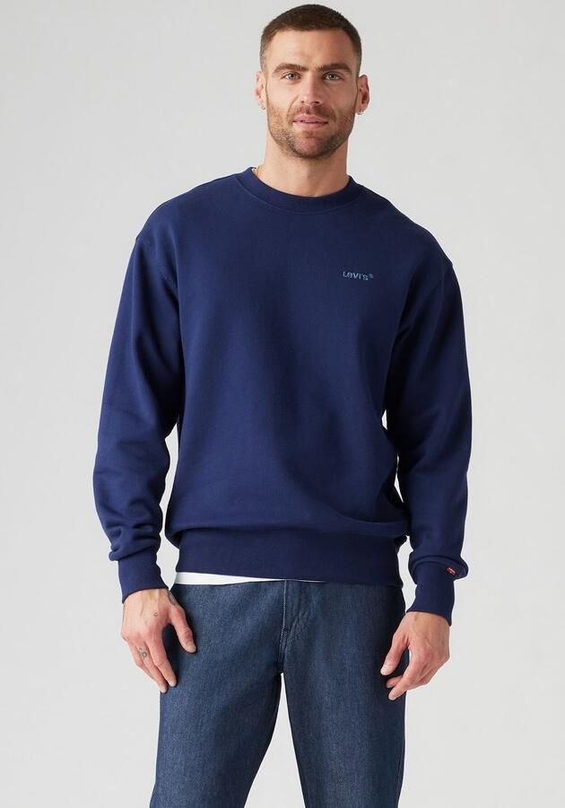 Levi's Sweater Levis A9244 0002 AUTHENTIC CREW-SARGASSO SEA - Foto 10