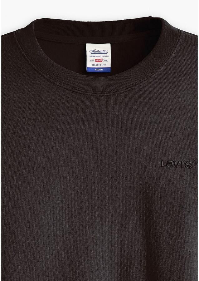 Levi's Sweater Levis A9244 0000 AUTHENTIC CREW-0000 BLACK AGATE - Foto 2