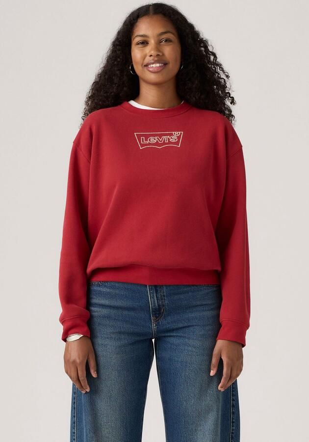 Levi's Sweatshirt GR EVERYDAY CREW met winterse logoprint - Foto 6