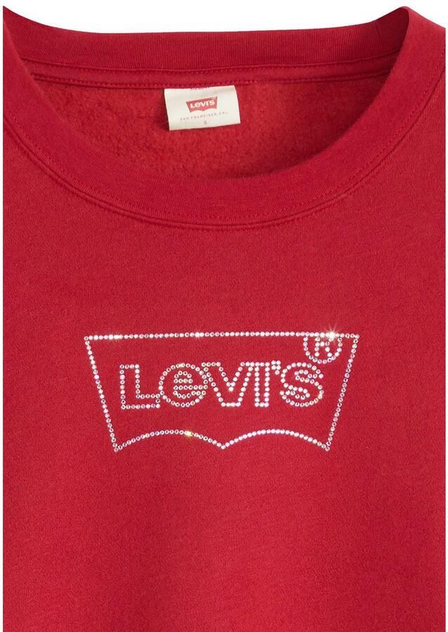 Levi's Sweatshirt GR EVERYDAY CREW met winterse logoprint - Foto 3
