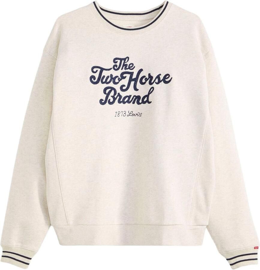 Levi's Sweatshirt GR HERITAGE SPORT met borduurwerk op de voor- en achterkant