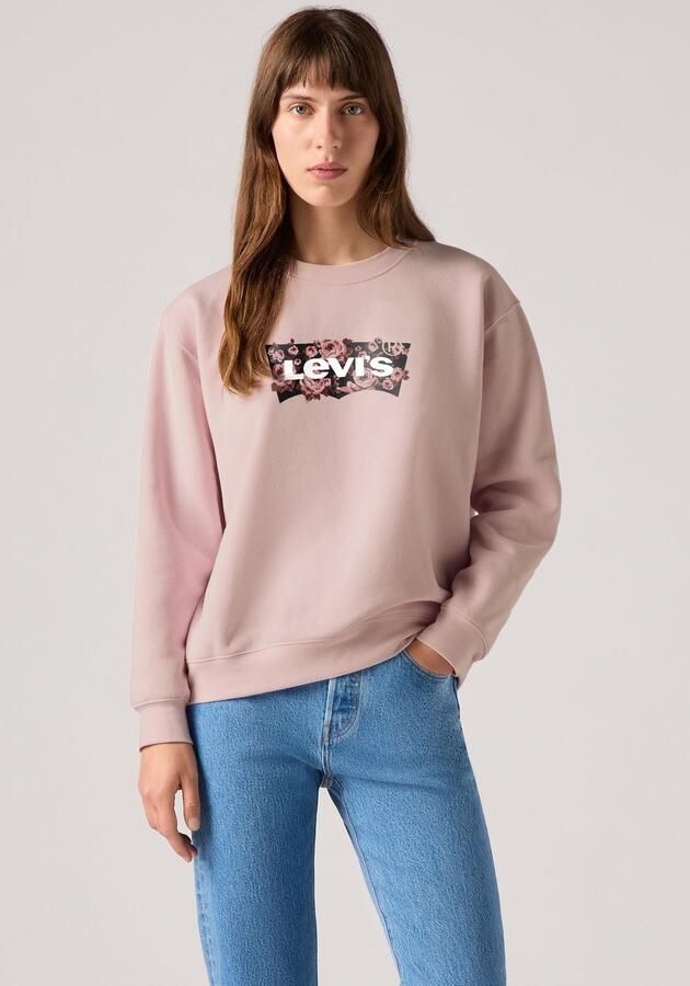 Levi's Sweatshirt met logoprint en ronde hals - Foto 6