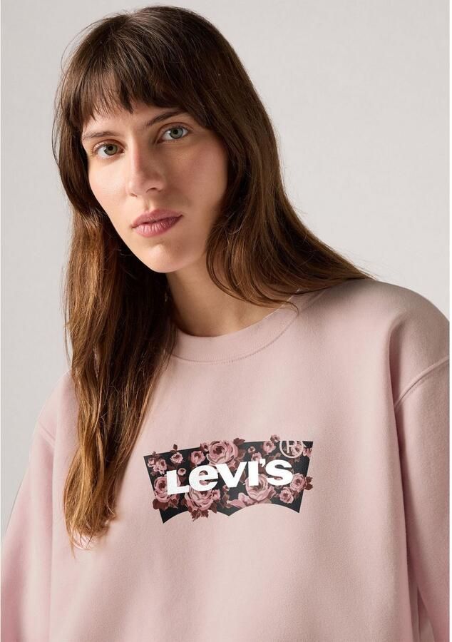 Levi's Sweatshirt met logoprint en ronde hals - Foto 2