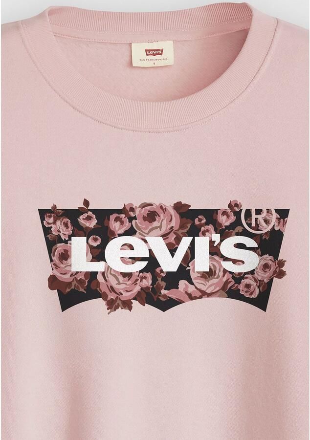 Levi's Sweatshirt met logoprint en ronde hals - Foto 3