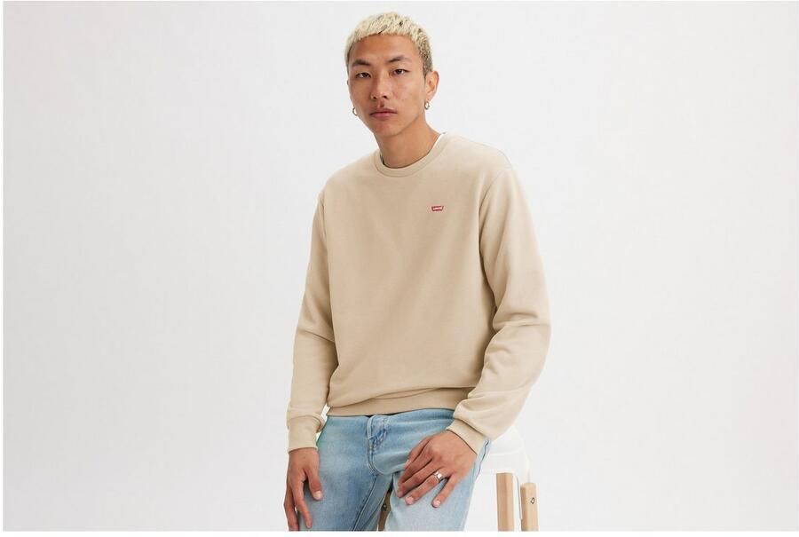 Levi's Sweater Levis 35909 0057 NEW ORIGINAL CREW-FOG - Foto 6