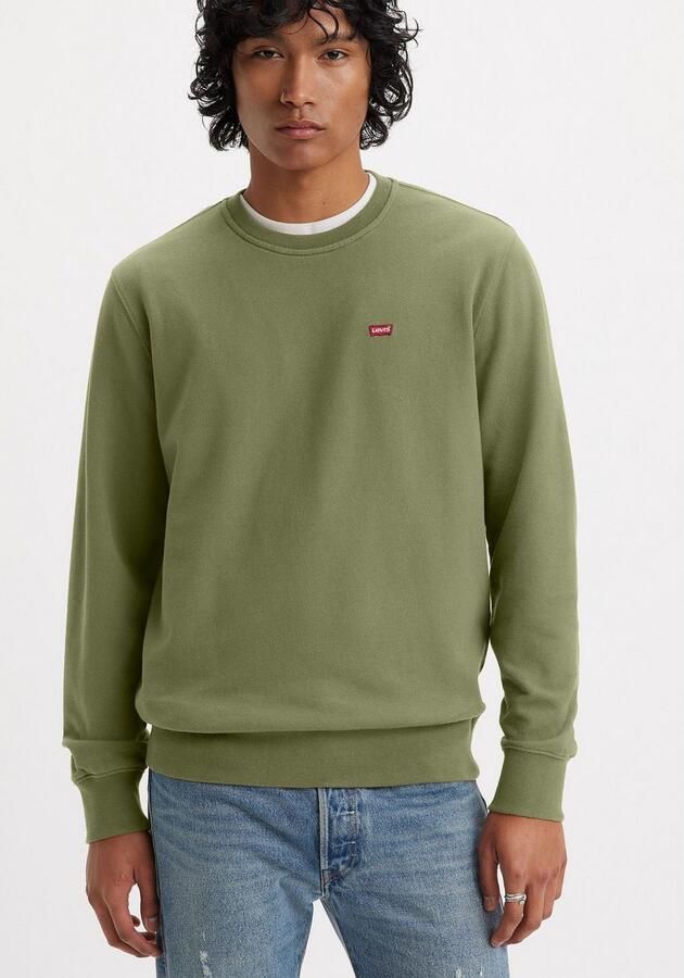 Levi's Sweater Levis 35909 0058 NEW ORIGINAL CREW-MOSS OLIVE - Foto 4
