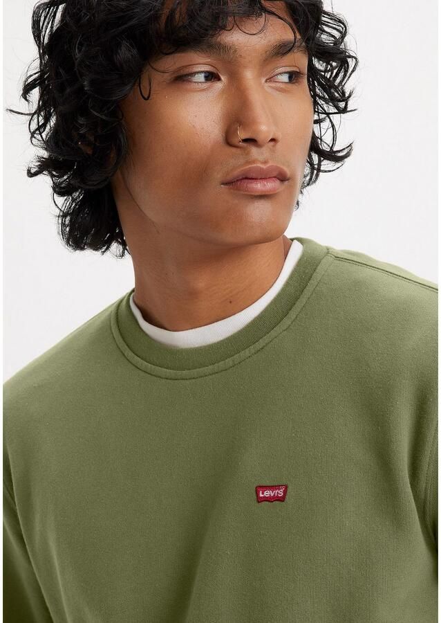 Levi's Sweater Levis 35909 0058 NEW ORIGINAL CREW-MOSS OLIVE - Foto 2