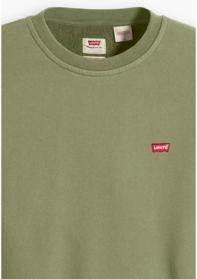 Levi's Sweater Levis 35909 0058 NEW ORIGINAL CREW-MOSS OLIVE - Foto 3
