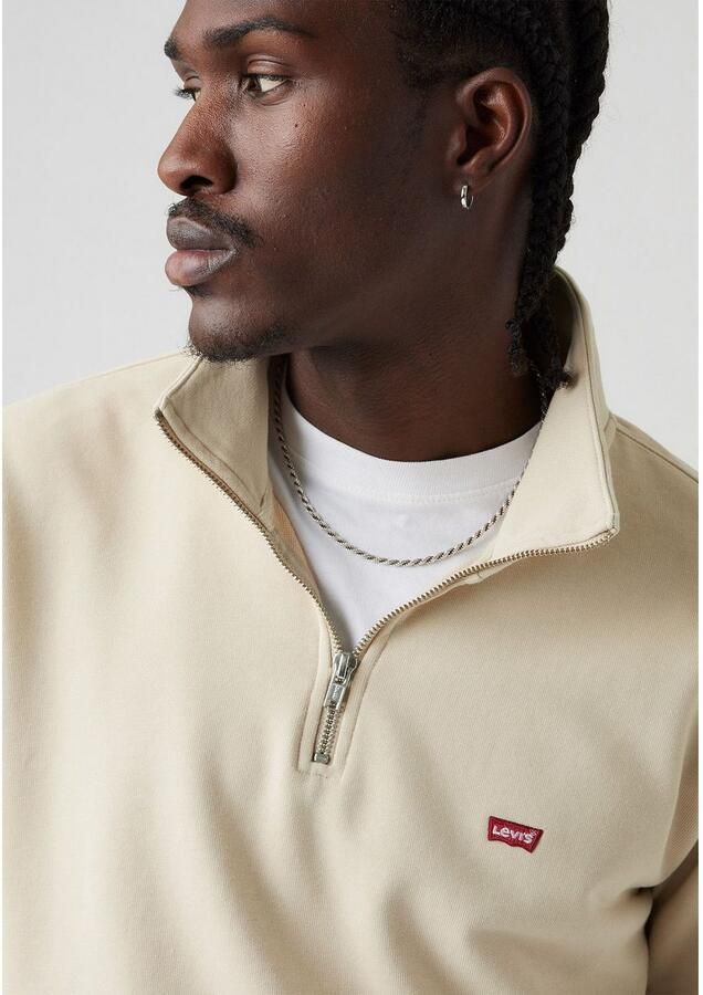 Levi's Sweatshirt ORIGINAL HM 1 4 ZIP met troyer-kraag en logo-borduring - Foto 2