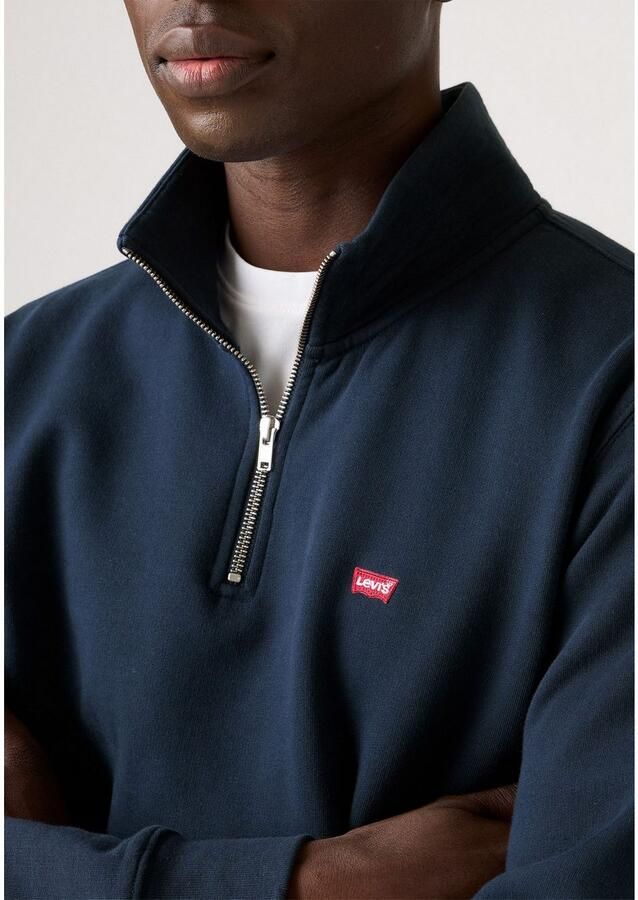 Levi's Sweatshirt ORIGINAL HM 1 4 ZIP met troyer-kraag en logo-borduring - Foto 3