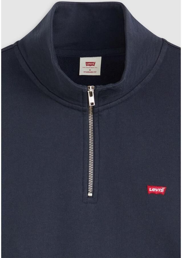 Levi's Sweatshirt ORIGINAL HM 1 4 ZIP met troyer-kraag en logo-borduring - Foto 4