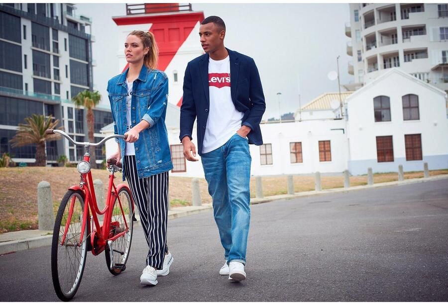 Levi's T-shirt Batwing Logo Tee met logo-frontprint - Foto 10