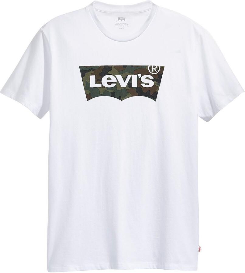Levi's T-shirt Batwing Logo Tee met logo-frontprint