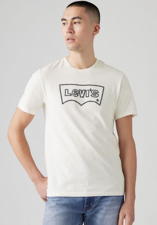 Levi's T-Shirt Uomo Graphic Crewneck TEE Rope White Heren - Foto 5