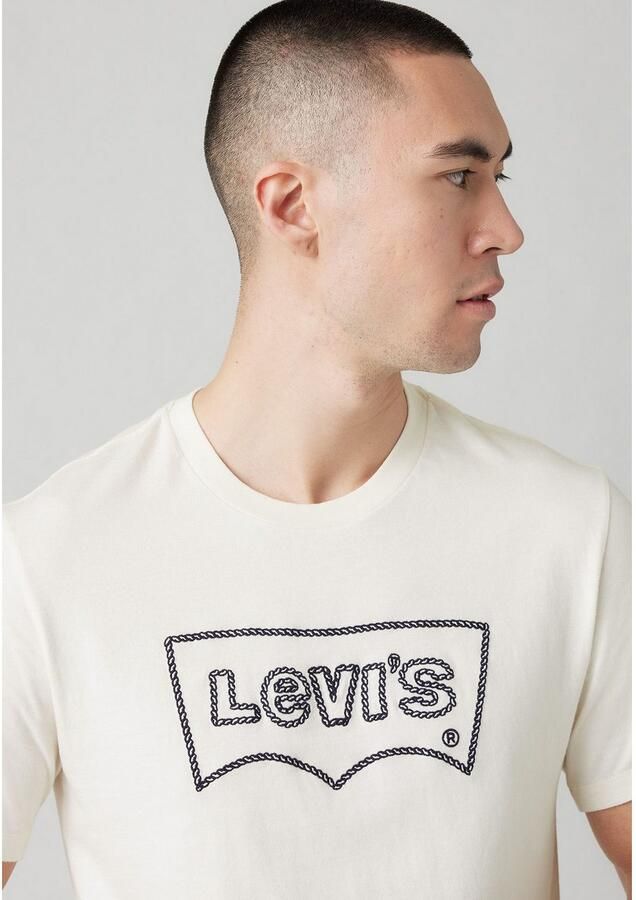 Levi's T-Shirt Uomo Graphic Crewneck TEE Rope White Heren - Foto 2