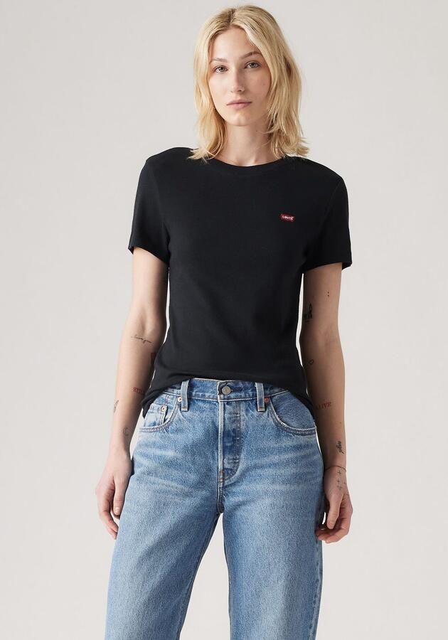 Levi's T-shirt met labelpatch model 'Cavia' - Foto 4
