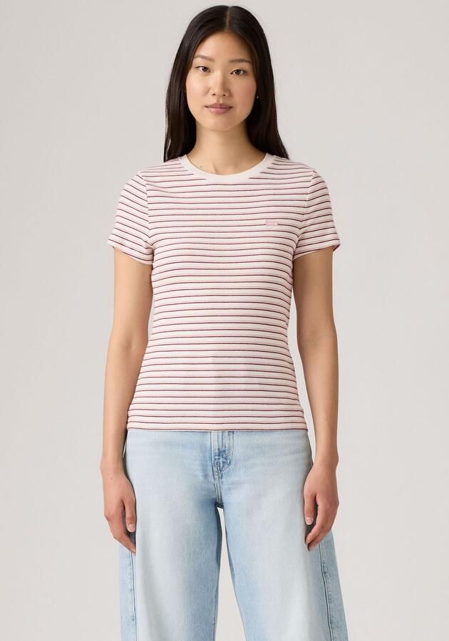 Levi's T-shirt met labelpatch en ronde hals - Foto 6