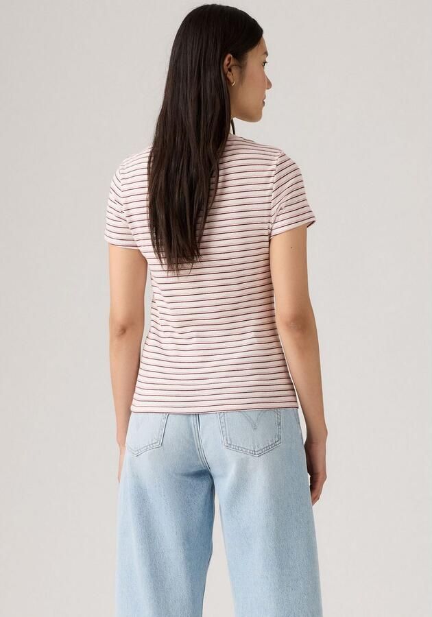 Levi's T-shirt met labelpatch en ronde hals - Foto 5