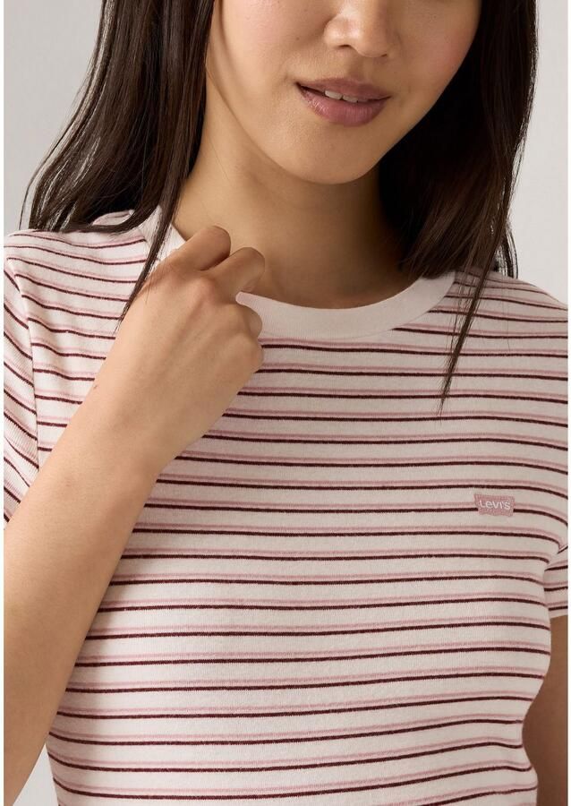 Levi's T-shirt met labelpatch en ronde hals - Foto 3