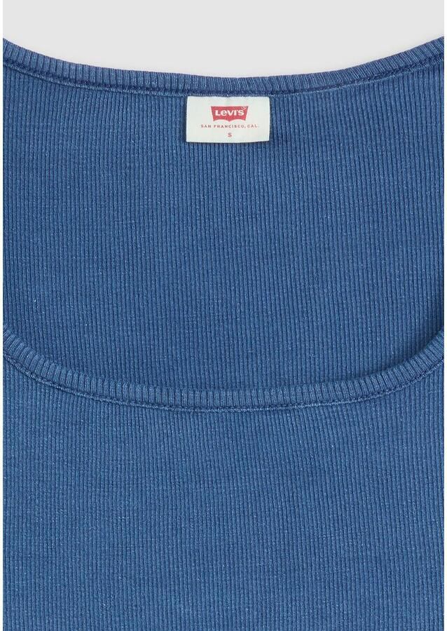 Levi's T-shirt ESSENTIAL SQRD NE Fijne ribkwaliteit - Foto 2