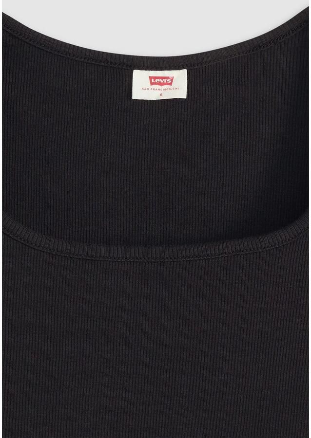 Levi's T-shirt ESSENTIAL SQRD NE Fijne ribkwaliteit - Foto 2