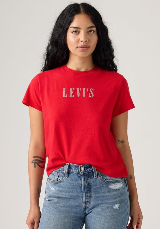 Levi's T-shirt GRAPHIC CLASSIC T Glitter applicatie - Foto 4