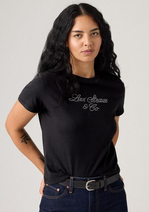 Levi's T-shirt GRAPHIC CLASSIC T Glitter applicatie - Foto 5