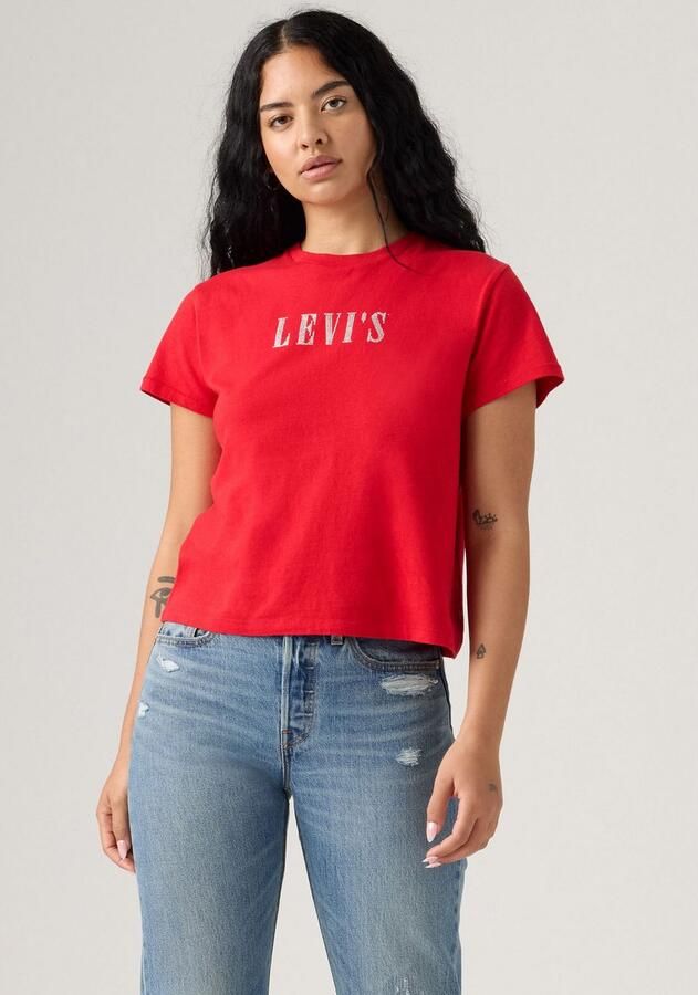Levi's T-shirt GRAPHIC CLASSIC T Glitter applicatie - Foto 2