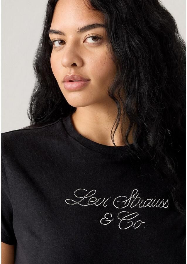 Levi's T-shirt GRAPHIC CLASSIC T Glitter applicatie - Foto 2