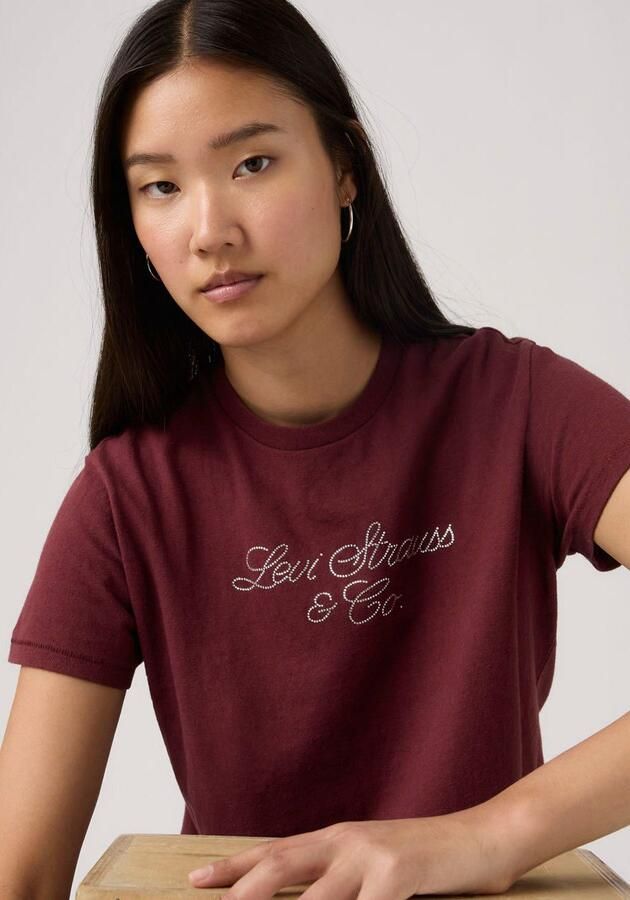 Levi's T-shirt GRAPHIC CLASSIC T Glitter applicatie - Foto 4