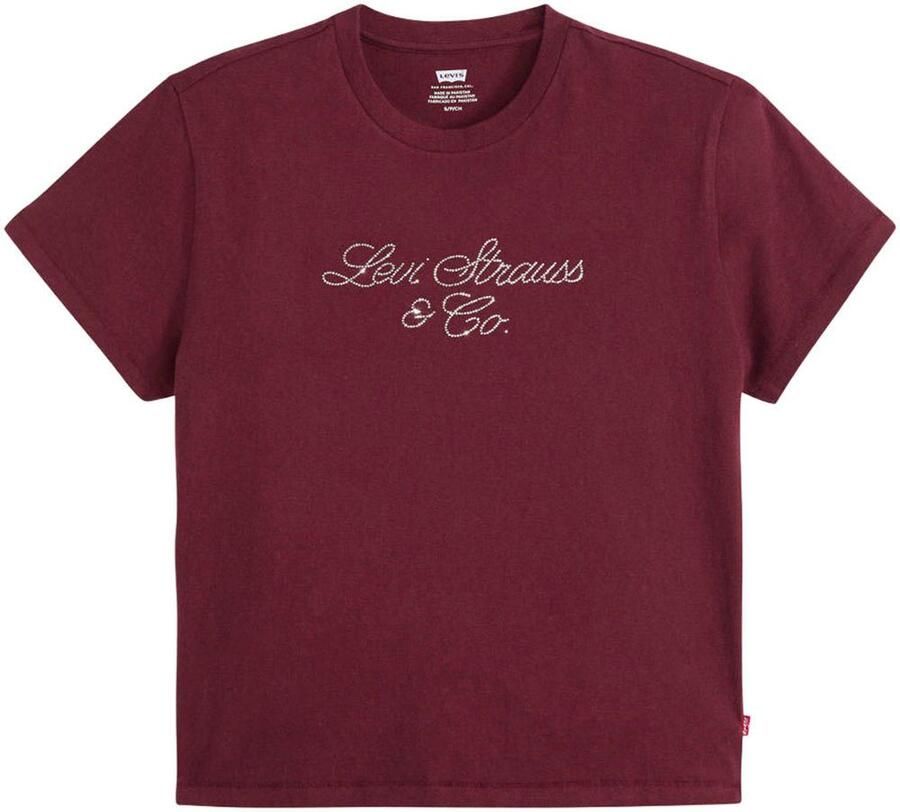 Levi's T-shirt GRAPHIC CLASSIC T Glitter applicatie
