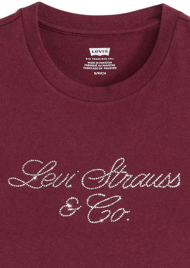 Levi's T-shirt GRAPHIC CLASSIC T Glitter applicatie - Foto 2