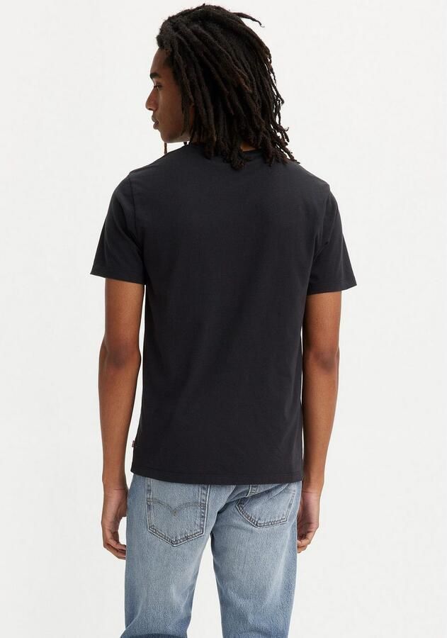 Levi's T-shirt met labelprint model 'CAVIAR'