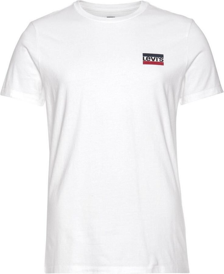 Levi's T-shirt van puur katoen in een set van 2 stuks