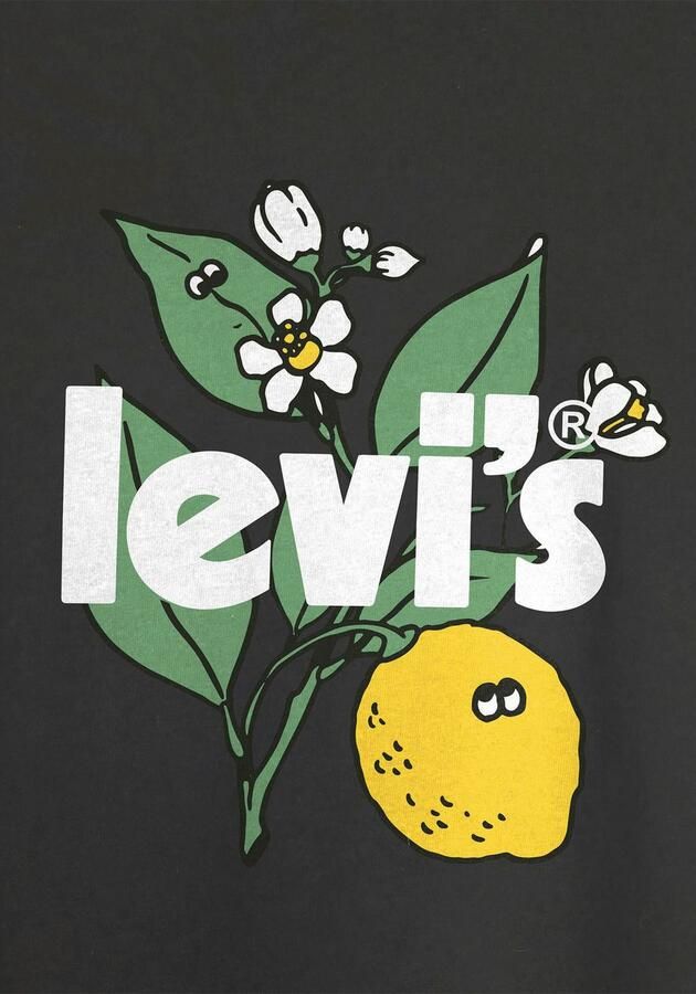 Levi's T-shirt LSE THE PERFECT T Katoenkwaliteit taillebedekkend - Foto 3