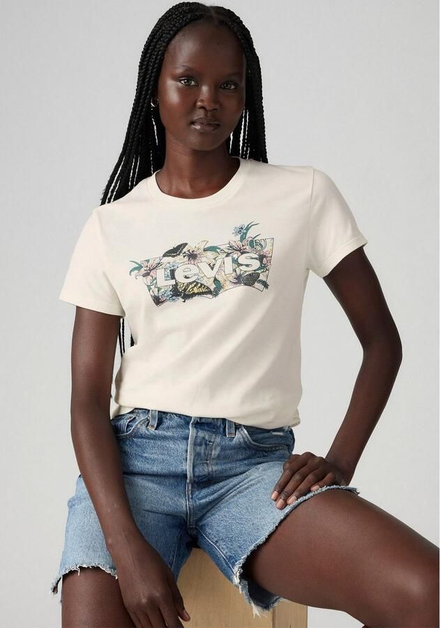 Levi's T-shirt met labelprint model 'LILY' - Foto 5