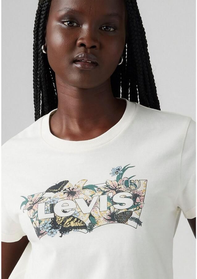 Levi's T-shirt met labelprint model 'LILY' - Foto 3