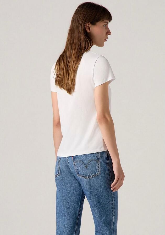 Levi's T-shirt Levis 17369 2931-DAHLIA BW FILL BRIGHT WHITE - Foto 4
