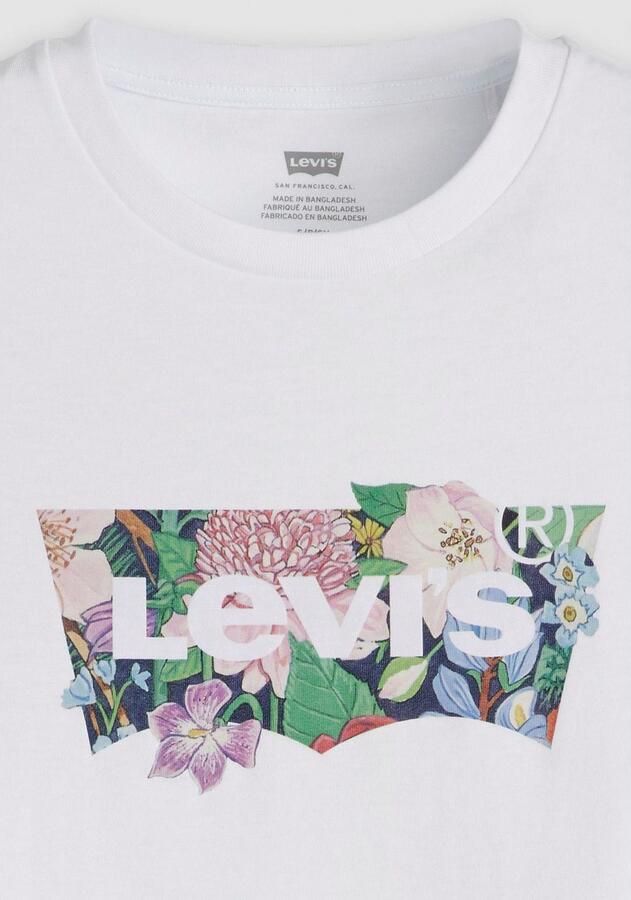 Levi's T-shirt Levis 17369 2931-DAHLIA BW FILL BRIGHT WHITE - Foto 2